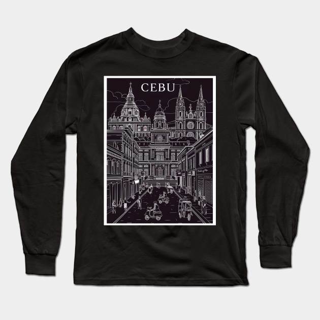 CEBU Long Sleeve T-Shirt by likbatonboot